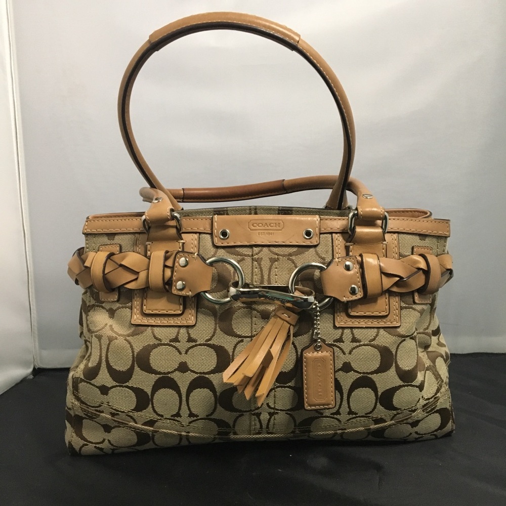 Coach Hampton Signature Carryall